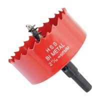 Scie cloche 68mm HSS Bi-métal M42 à ressort d'évacuation / Trépan de qualité professionnelle 68mm