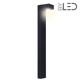 Borne LED extérieure Anthracite - 6 Watts - TRACK - 80 cm