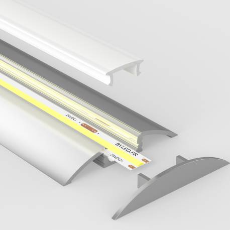 Profilé de masquage pour ruban LED en applique