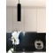 Luminaire suspendu GU10 115cm - noir sablé