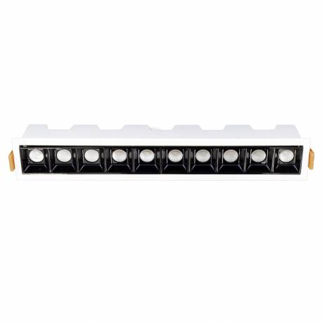 Spot LED encastrable linéaire Blanc 20W - Linea