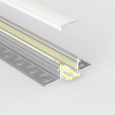 Profilé aluminium encastrable à carreler pour ruban LED - E22 - CRAFT