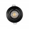 Spot encastrable orientable IP20 pour LED GU10 - OMEGA - Noir