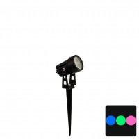 Spot LED à piquer 3 W – COB – 230V – SPIKE 3 – Couleur – Noir