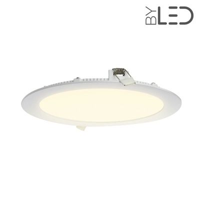 Dalle LED ronde 18 W encastrable - extra plate - SUNNY-18