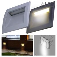 Spot LED encastré mural étanche 3,5W QUARK-40