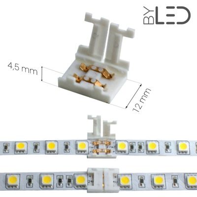 Jonction étroite pour ruban LED Mono 10mm Plugg IP20