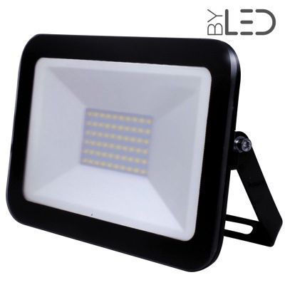 Shape – Projecteur LED ultra plat 50W Noir - 230V - extérieur/intérieur