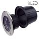 Spot LED encastré de sol inox 24V 6 W - Terra 6 - RGB