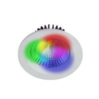 Spot LED encastrable fixe RGB+W 12W IP64 24V - Cobyx