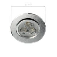 Spot LED encastrable orientable 3W - Focus 3