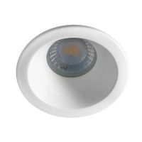 Spot rond encastrable anti-éblouissement IP65 – BBC – LED GU10 – DEEEP Blanc