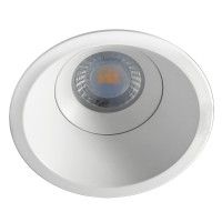 Spot rond encastrable anti-éblouissement IP20 – LED GU10 – DEEEP Blanc