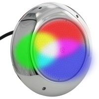 Projecteur piscine plat inox 260mm - RGB – 35W – 12VDC – IP68 – PWM