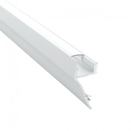 Profilé aluminium corniche laqué blanc pour ruban LED - CRAFT - M01