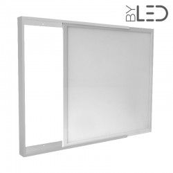 Cadre alu pour montage en applique Dalle LED 600x600 43W