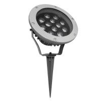 Spot LED à piquer 12W - 230V - Spike 12 - Gris