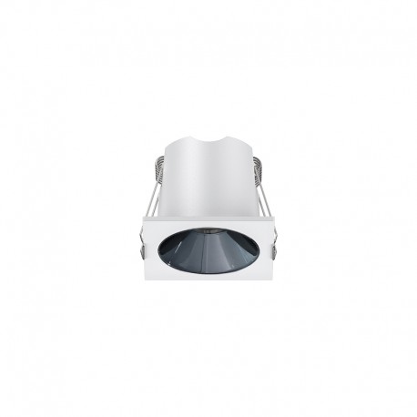 Spot LED encastré carré blanc réflecteur canon de fusil 7W – 36° - MIROR