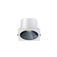 Spot LED encastré carré blanc 7W, couleurs au choix - Miror