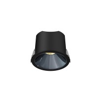 Spot LED encastré rond noir 7W, couleurs au choix - Miror