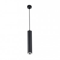 Luminaire suspendu GU10 - 130 cm - Noir sablé - TALAC 130