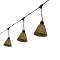 Guirlande guinguette 5m "Conex" + 8 abat-jours "Shade" + 8 ampoules