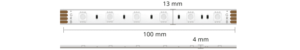 Ruban LED RGB 60 LED/m 24V