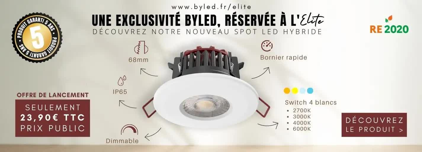 Découvrez notre nouveau spot led hybride 