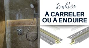 Profilés à carreler ou à enduire